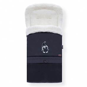 Конверт зимний меховой Nuovita Alaska Bianco nero/черный (Nuovita, NUO-ALAB_2485)